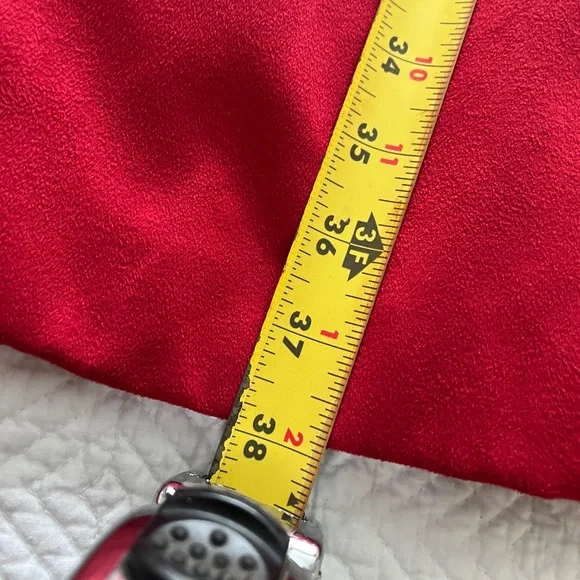 Cleo Red 3/4 length Jacket - Picture 10 of 12